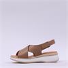 Oh My Sandals Cross Strap Slingback - Taupe